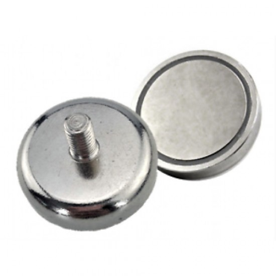 POT mágnes,  16 mm, száras, külső menetes Neodímium