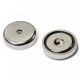 Neodímium POT mágnes, 32 mm, furatos Neodímium POT mágnes, 32 mm, furatos
