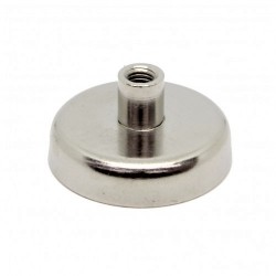 Magnet POT, 48 mm, tija, filet interior Neodim Magnet POT, 48 mm, tija, filet interior Neodim