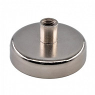 Magnet POT, 60 mm, tija, filet interior Neodim Magnet POT, 60 mm, tija, filet interior Neodim