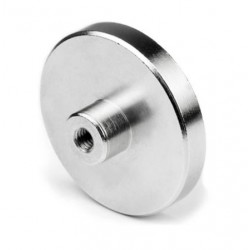 POT mágnes,  75 mm, száras, belső menetes Neodímium  POT mágnes,  75 mm, száras, belső menetes Neodímium