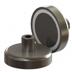 POT mágnes,  75 mm, száras, belső menetes Neodímium  POT mágnes,  75 mm, száras, belső menetes Neodímium
