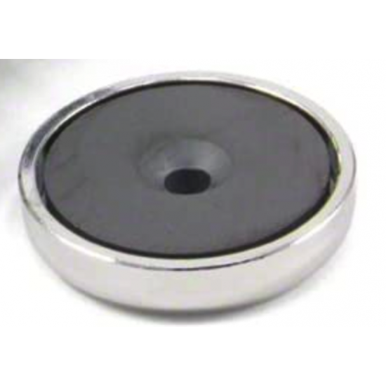Stroncium-Ferrit POT mágnes, átmérő: 32 mm lyukas, süllyesztett - kifutó termék
