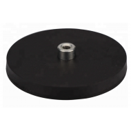 Magnet POT, Neodim cauciucat d66 mm, tija, filet interior Magnet POT, Neodim cauciucat d66 mm, tija, filet interior