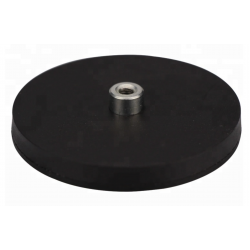 Magnet POT, cauciucat d22mm, tijă, filet interior Neodim Magnet POT, cauciucat d22mm, tijă, filet interior Neodim