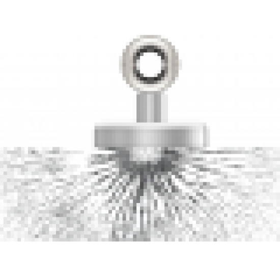 Stroncium-Ferrit POT mágnes, átmérő: 50 mm - lyukas