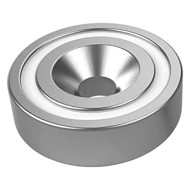 POT mágnes,  d75 mm furatos, süllyesztett Neodímium  POT mágnes,  d75 mm furatos, süllyesztett Neodímium