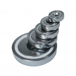 POT magnet, d75 mm hole, countersunk Neodymium
