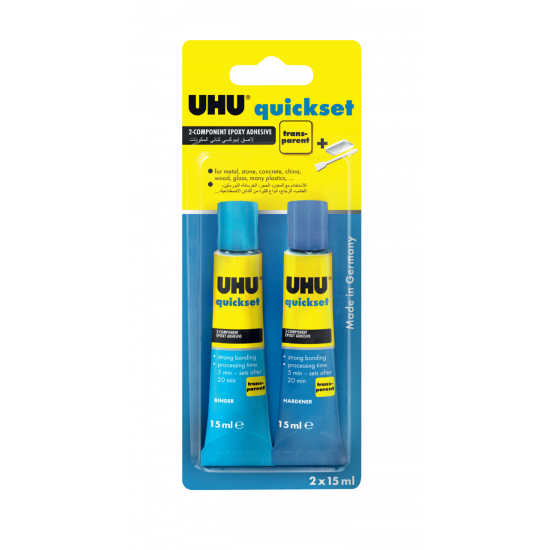 UHU plus 5perces 2x15ml ragasztó UHU plus 5perces 2x15ml ragasztó