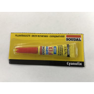 Soudal CyanoFIX pillanatragasztó 3g Soudal CyanoFIX pillanatragasztó 3g