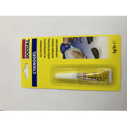 Soudal Cyano Gel pillanatragasztó 3g Soudal Cyano Gel pillanatragasztó 3g