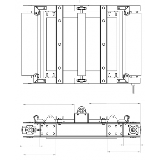 Cross belt automatic iron separator 400