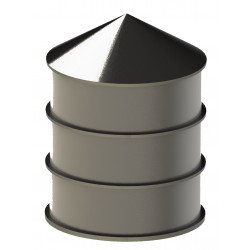 Csőmágnes ( Vaskiválasztó kúpmágnes ) 250