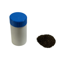 Pulbere de fier - Pilitură de fier, 0,18 mm într-o cutie de plastic / 100 gr Pulbere de fier - Pilitură de fier, 0,18 mm într-o cutie de plastic / 100 gr