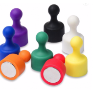 Mágnes Színes jelzőkorong, átm.12mm-es, neodímium, 1db, citromsárga