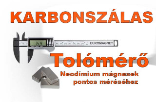Karbonszálas tolómérő