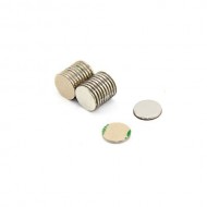 Disc magnet din neodim, 10 mm x 1,0 mm, N35, autoadeziv Disc magnet din neodim, 10 mm x 1,0 mm, N35, autoadeziv