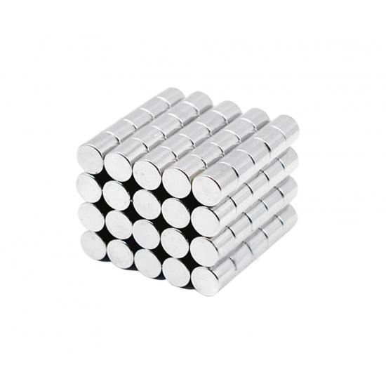 Neodímium korong mágnes,   10mm x 10mm, N35UH