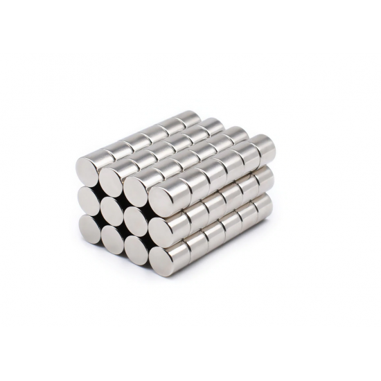 Neodímium korong mágnes,   12,5mm x 10mm, N35
