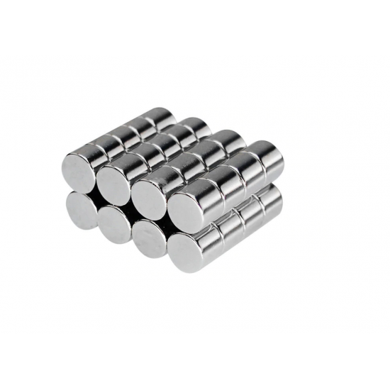 Neodímium korong mágnes,   12mm x 5mm, N48