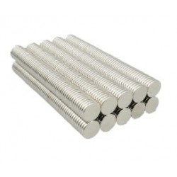 Neodímium korong mágnes,   13mm x 2mm, N48 Cink bevonattal - kifutó termék Neodímium korong mágnes,   13mm x 2mm, N48 Cink bevonattal - kifutó termék