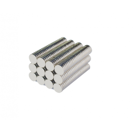 Neodímium korong mágnes,   13mm x 3mm, N48