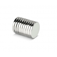 Neodímium korong mágnes,   15mm x 2,5mm, N48 Neodímium korong mágnes,   15mm x 2,5mm, N48