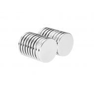 Neodímium korong mágnes,   20mm x 2mm, N35 - kifutó termék