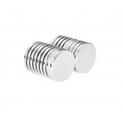 Neodímium korong mágnes,   20mm x 2mm, N35 - kifutó termék Neodímium korong mágnes,   20mm x 2mm, N35 - kifutó termék