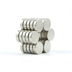 Neodímium korong mágnes,   20mm x 5mm, N48, diametrikus  Neodímium korong mágnes,   20mm x 5mm, N48, diametrikus