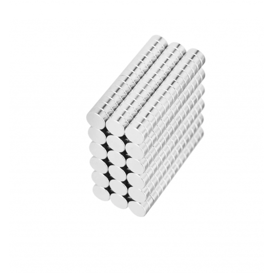 Neodímium korong mágnes,   5mm x 2mm, N48