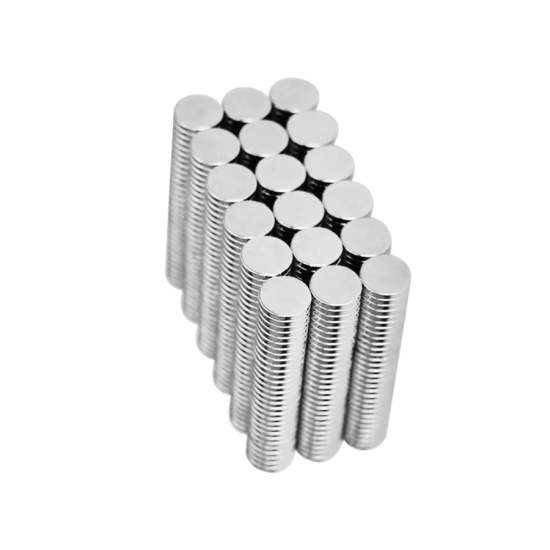 Neodímium korong mágnes,   6mm x 1mm, N45