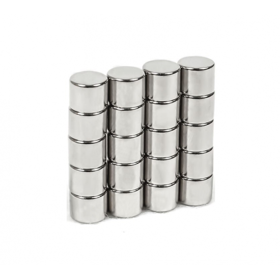 Neodímium korong mágnes,   6mm x 5mm, N35 - kifutó termék