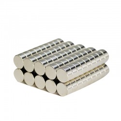 Neodímium korong mágnes,   8mm x 4mm, N35 Neodímium korong mágnes,   8mm x 4mm, N35