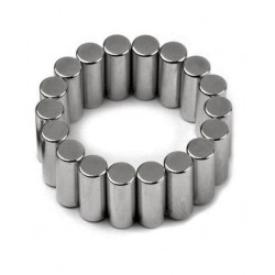 Neodímium rúdmágnes, 10mm x 20mm, N48, diametrikus