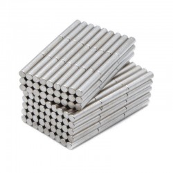 Neodímium rúdmágnes, 2mm x 10mm, N35 -  kifutó termék