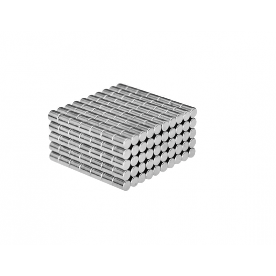 Neodímium rúd mágnes, 3mm x 4mm, N48