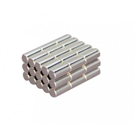Neodímium rúd mágnes, 5mm x 10mm, N48